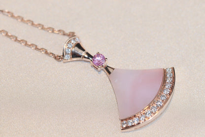 [kincade]DREAM NECKLACE PINK MOP DIAMOND