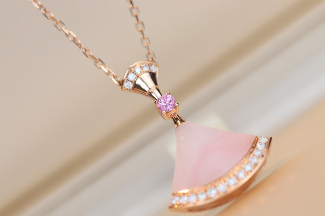 [kincade]DREAM NECKLACE PINK MOP DIAMOND