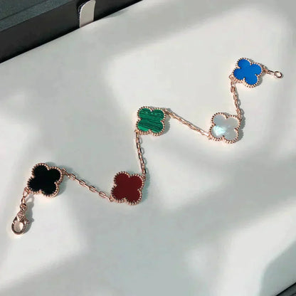 [kincade]CLOVER 5 MOTIFS MULTICOLOR  BRACELET