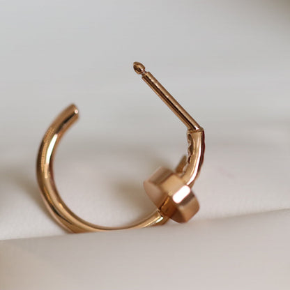 [kincade]JUSTE EARRINGS PINK GOLD