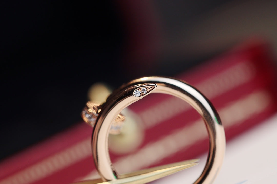 [kincade]JUSTE RING 2.65MM PINK GOLD DIAMOND