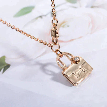 [kincade]AMULETTE PEDANT ROSE GOLD NECKLACE