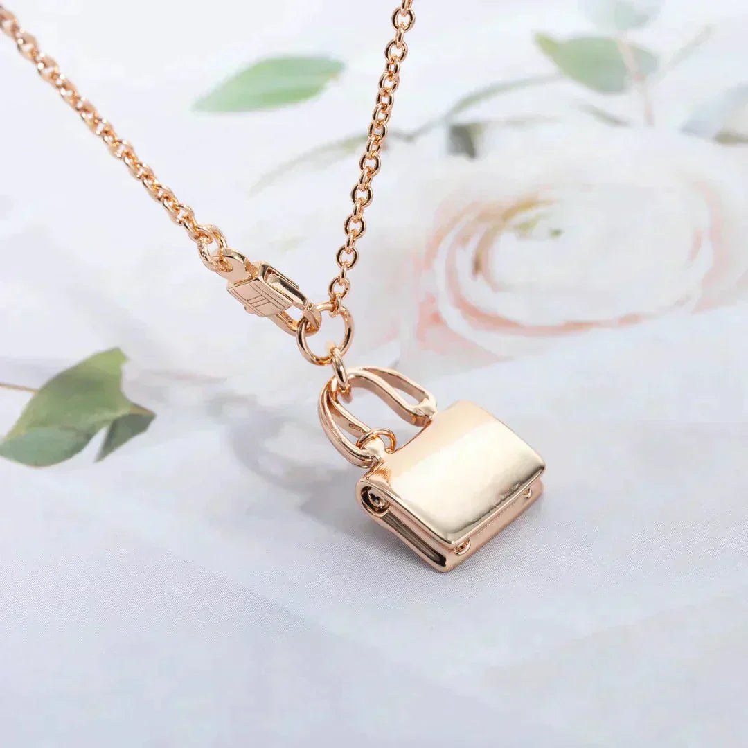 [kincade]AMULETTE PEDANT ROSE GOLD NECKLACE