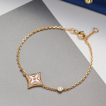 [kincade]STAR 1 DIAMOND PINK GOLD BRACELET