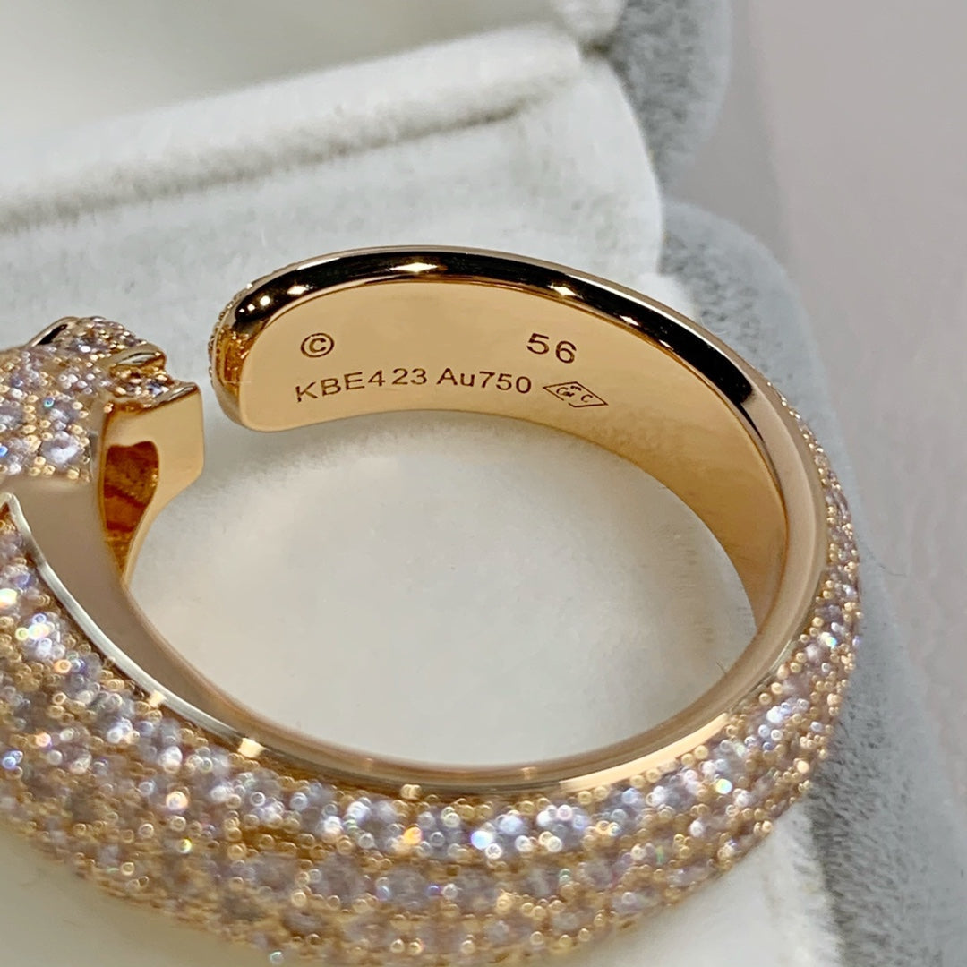 [kincade]PANTHERE PINK GOLD DIAMOND RING