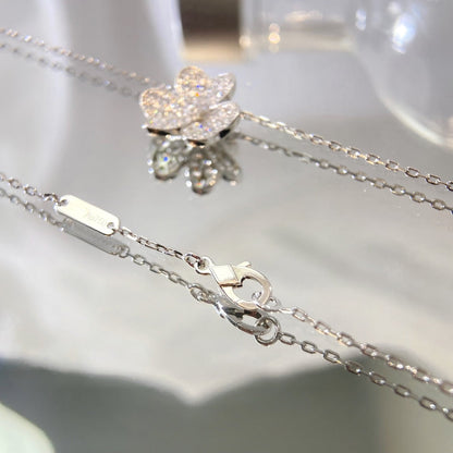 [kincade]FLOWER DIAMOND NECKLACE