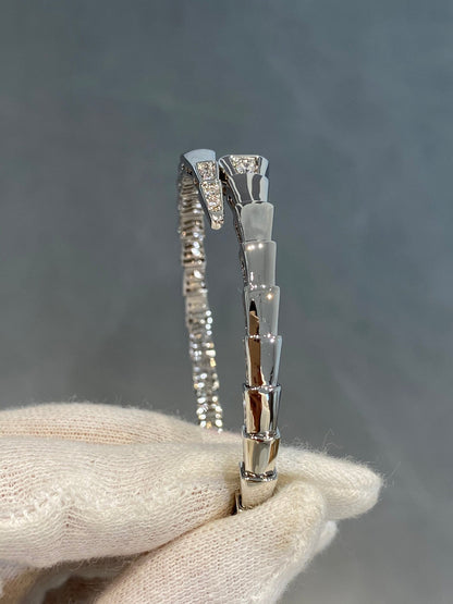 [kincade]SERPENTI BRACELET DIAMONDS SILVER