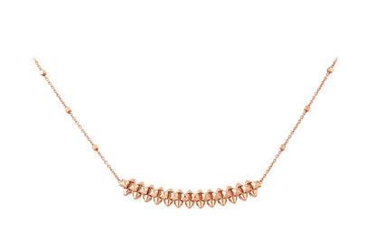 [kincade]CLASH PINK GOLD NECKLACE