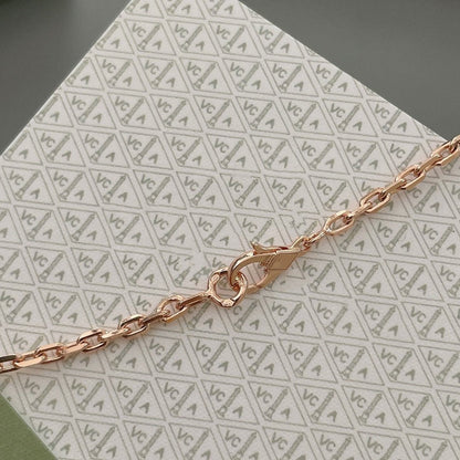 [kincade]LUCKY SPRING 15 MOTIFS ROSE GOLD NECKLACE