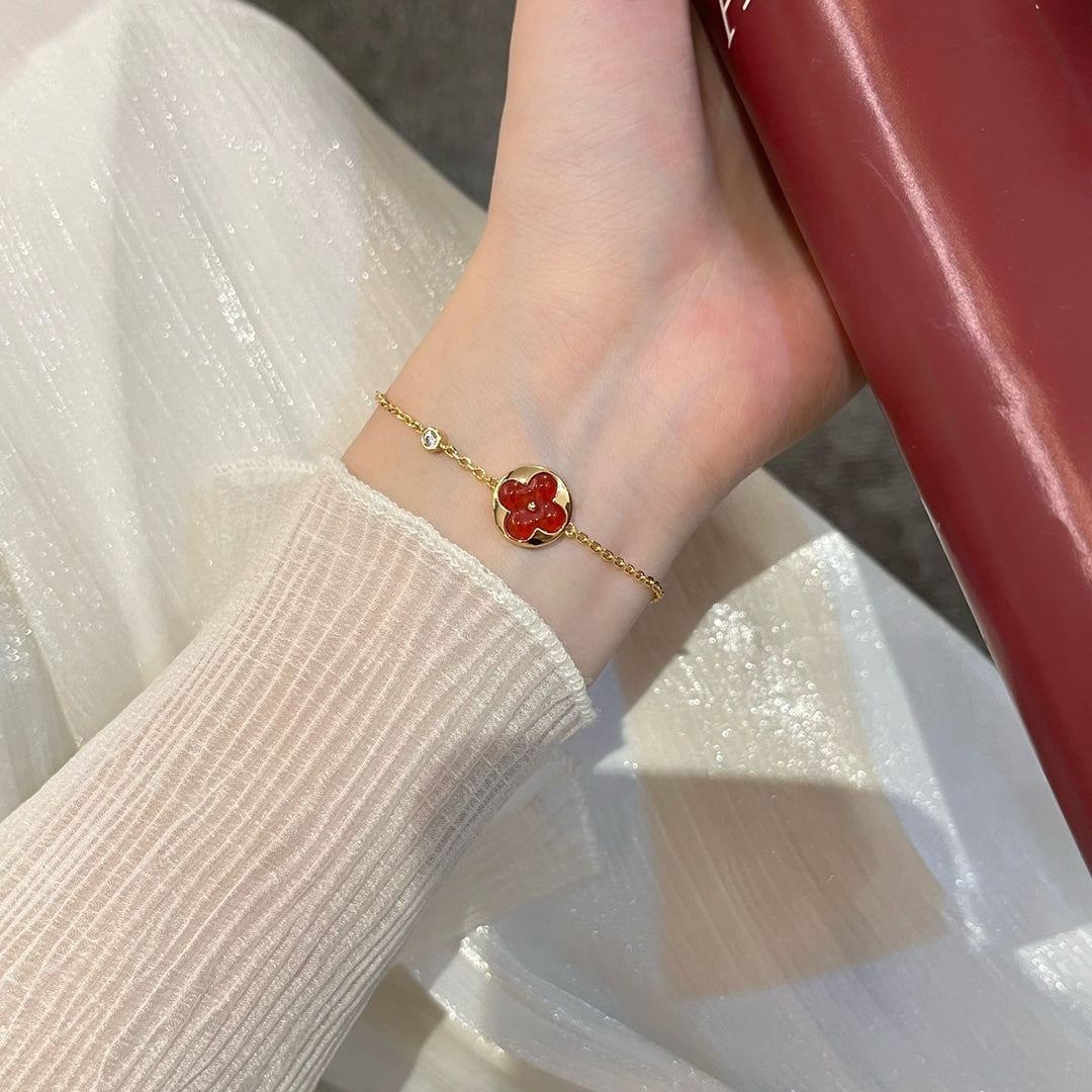 [kincade]SUN PEDANT CARNELIAN BRACELET