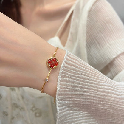 [kincade]SUN PEDANT CARNELIAN BRACELET