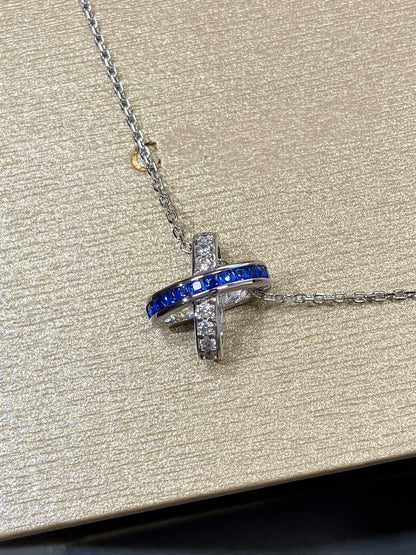 [kincade]LIENS DIAMOND SILVER NECKLACE