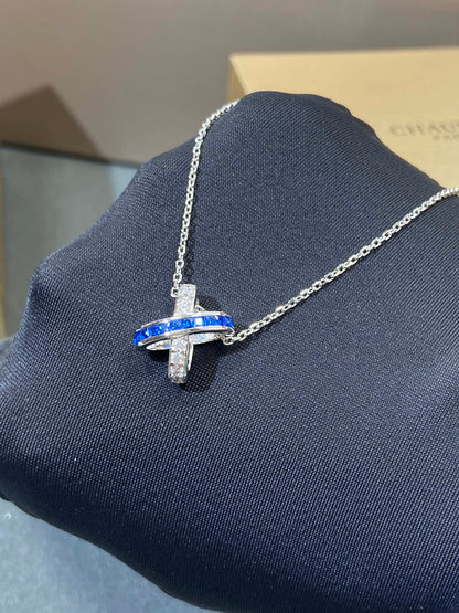 [kincade]LIENS DIAMOND SILVER NECKLACE