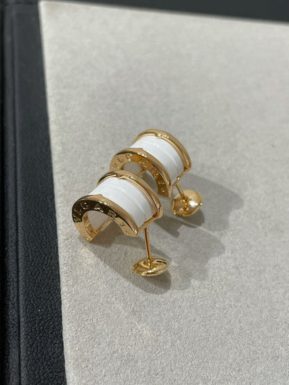 [kincade]ZERO 1 PINK GOLD CERAMIC EARRINGS