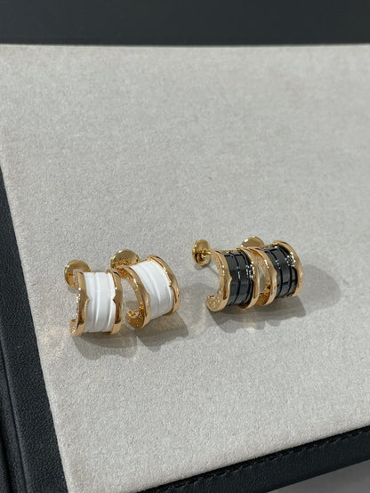 [kincade]ZERO 1 PINK GOLD CERAMIC EARRINGS