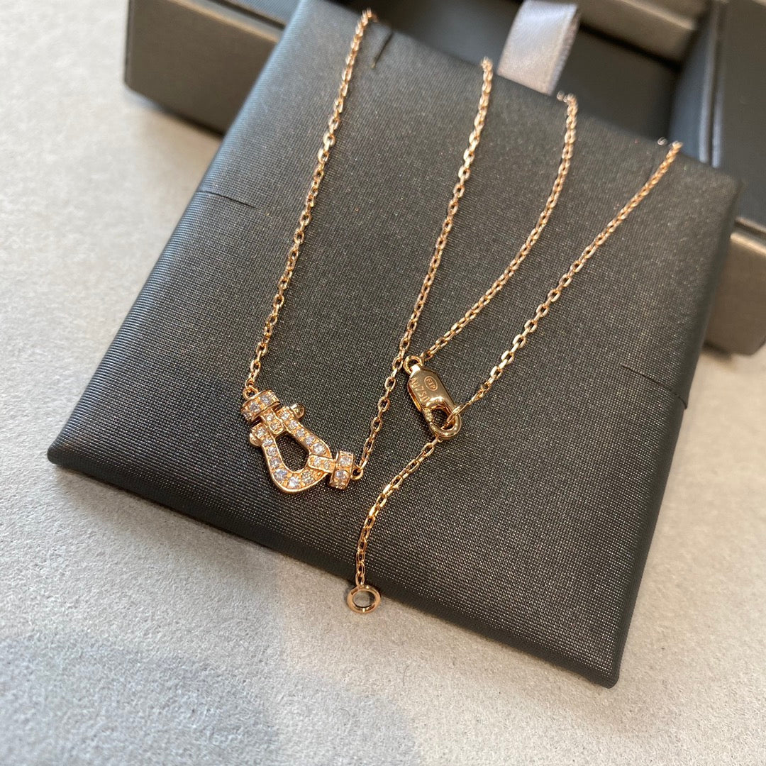 [kincade]FORCE 10 DIAMOND PINK GOLD NECKLACE MINI MODEL