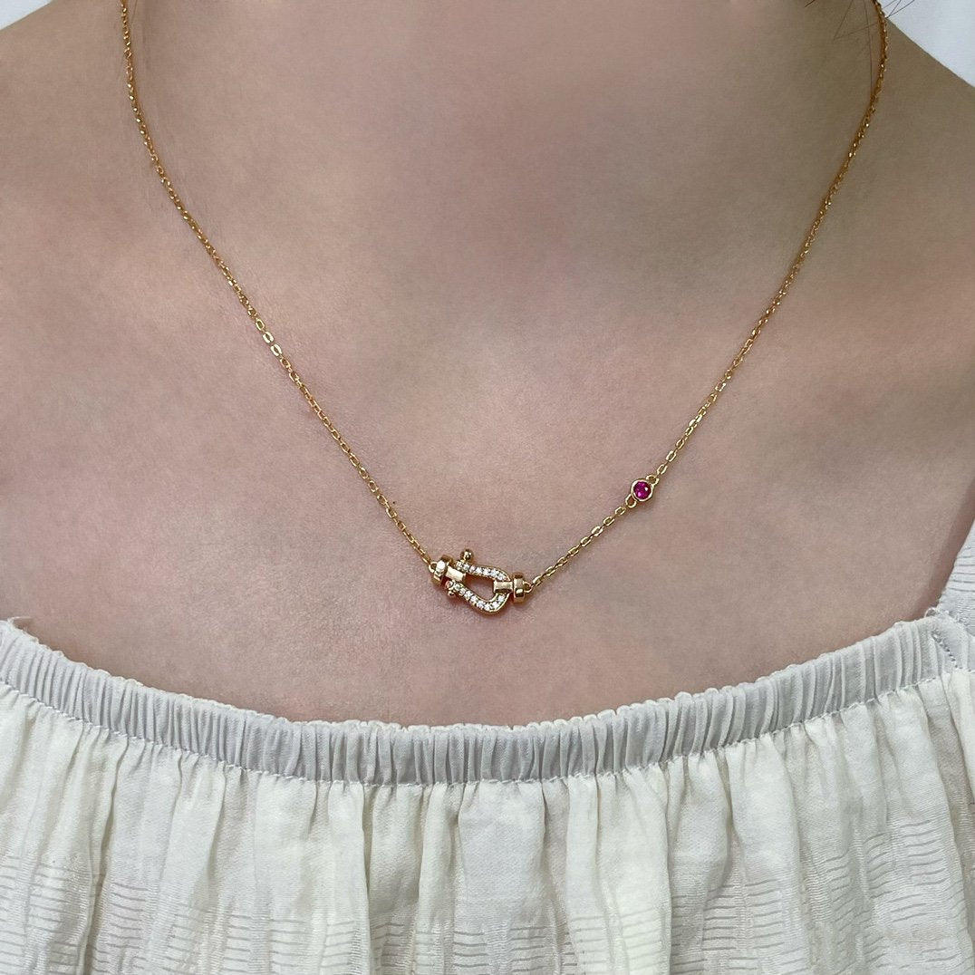 [kincade]FORCE 10 DIAMOND PINK GOLD NECKLACE