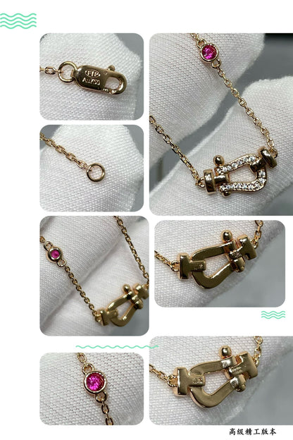 [kincade]FORCE 10 DIAMOND PINK GOLD NECKLACE