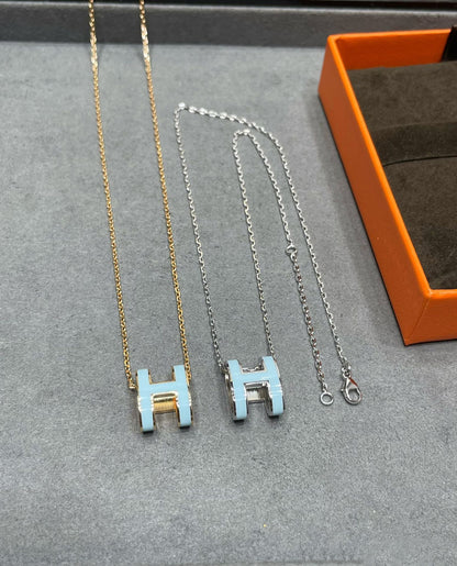 [kincade]POP H SKY BLUE NECKLACE