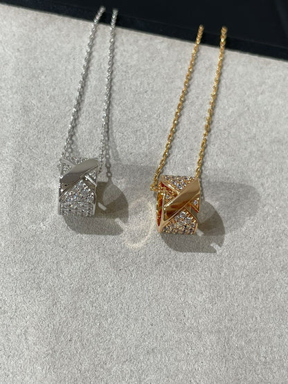 [kincade]LIENS EVIDENCE DIAMOND PAVED NECKLACE