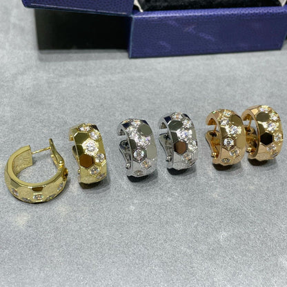 [kincade]BEE LOVE DIAMOND HOOP EARRINGS