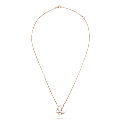 [kincade]BUTTERFLY MOP DIAMOND NECKLACE