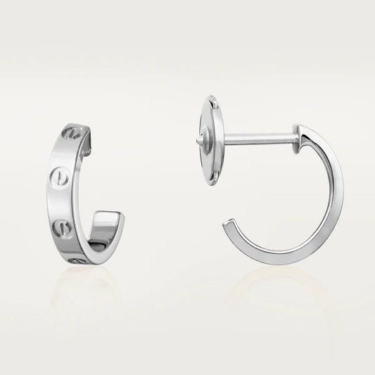 [kincade]LOVE EARRINGS 2.65MM SILVER