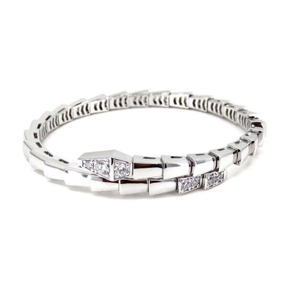 [kincade]SERPENTI BRACELET DIAMONDS SILVER