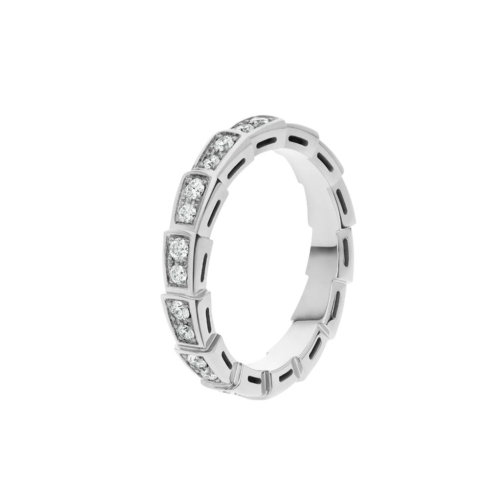 [kincade]SERPENTI RING SILVER DIAMOND PAVED 3MM