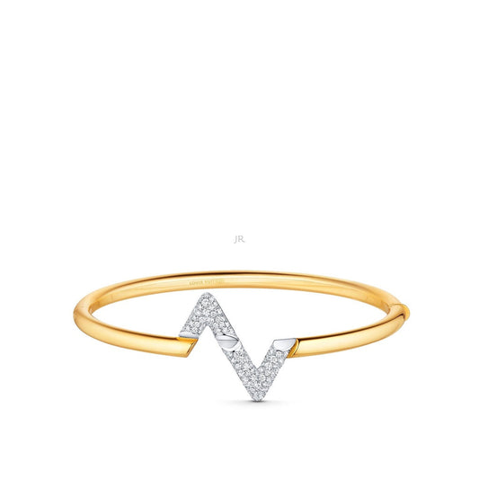 [kincade]VOLTE UPSITE DOWN GOLD DIAMOND BRACELET