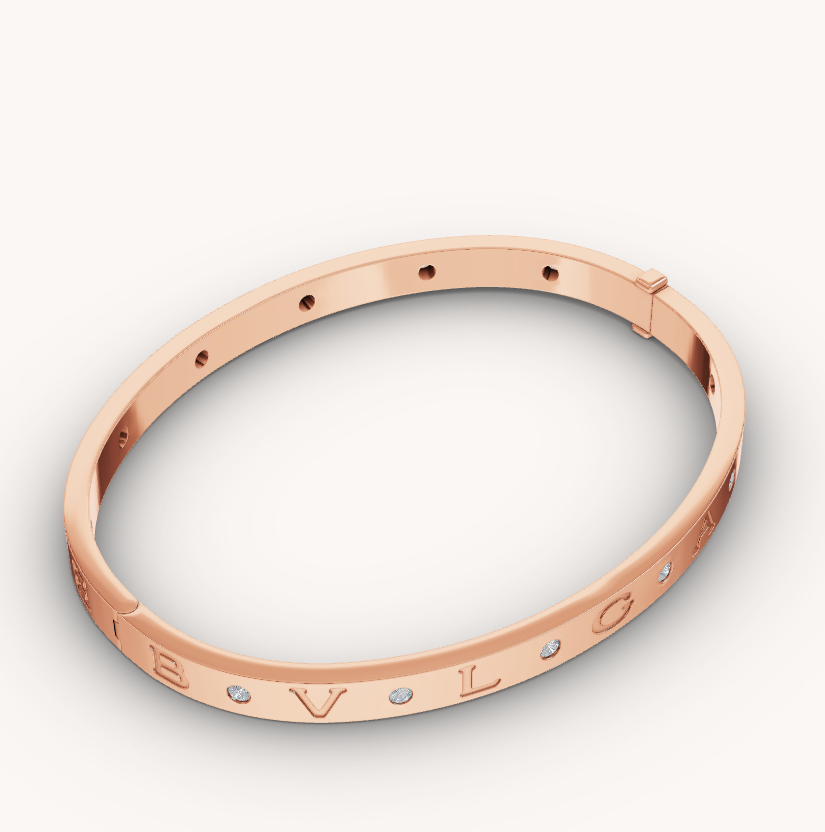 [kincade]ZERO 1 PINK GOLD 12 DIAMONDS BRACELET