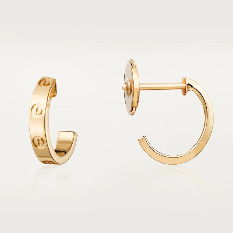 [kincade]LOVE EARRINGS 2.65MM PINK GOLD