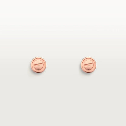 [kincade]LOVE EARRINGS PINK GOLD 10MM