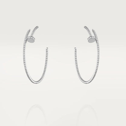 [kincade]JUSTE EARRINGS FULL DIAMONDS 1.8MM