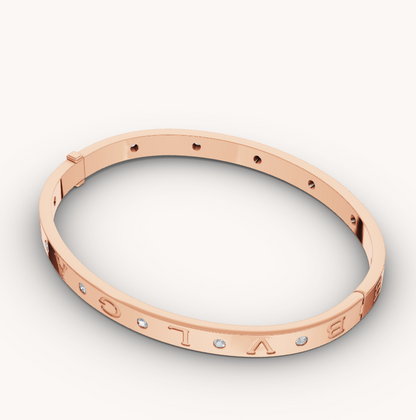 [kincade]ZERO 1 PINK GOLD 12 DIAMONDS BRACELET