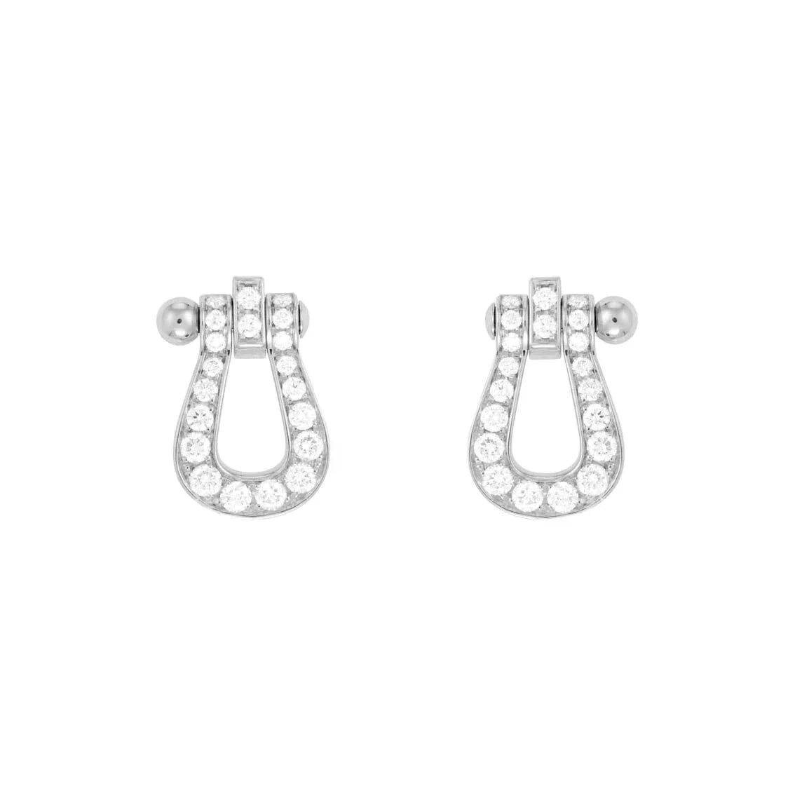 [kincade]FORCE 10 FULL DIAMOND STUD EARRINGS MINI MODEL