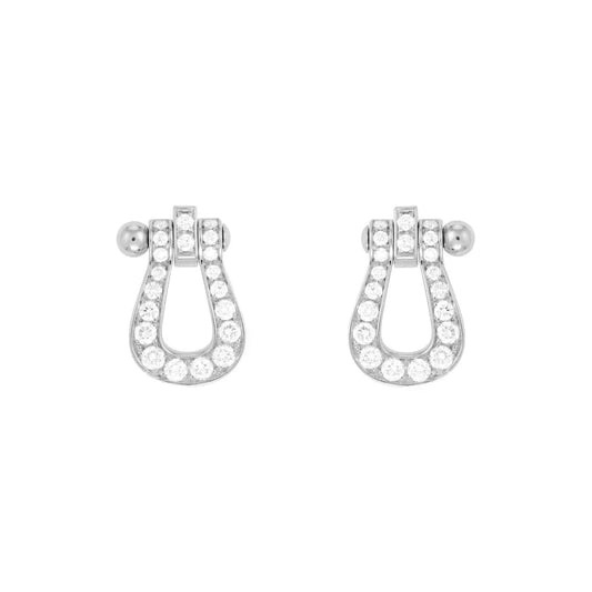 [kincade]FORCE 10 FULL DIAMOND STUD EARRINGS MINI MODEL