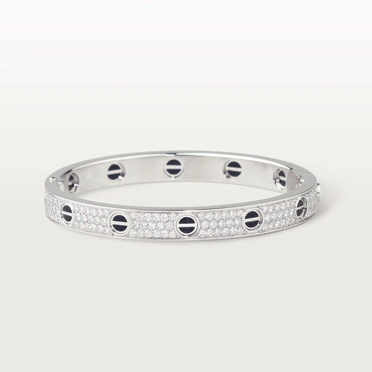 [kincade]LOVE BRACELET 6.1MM DIAMOND-PAVED CERAMIC