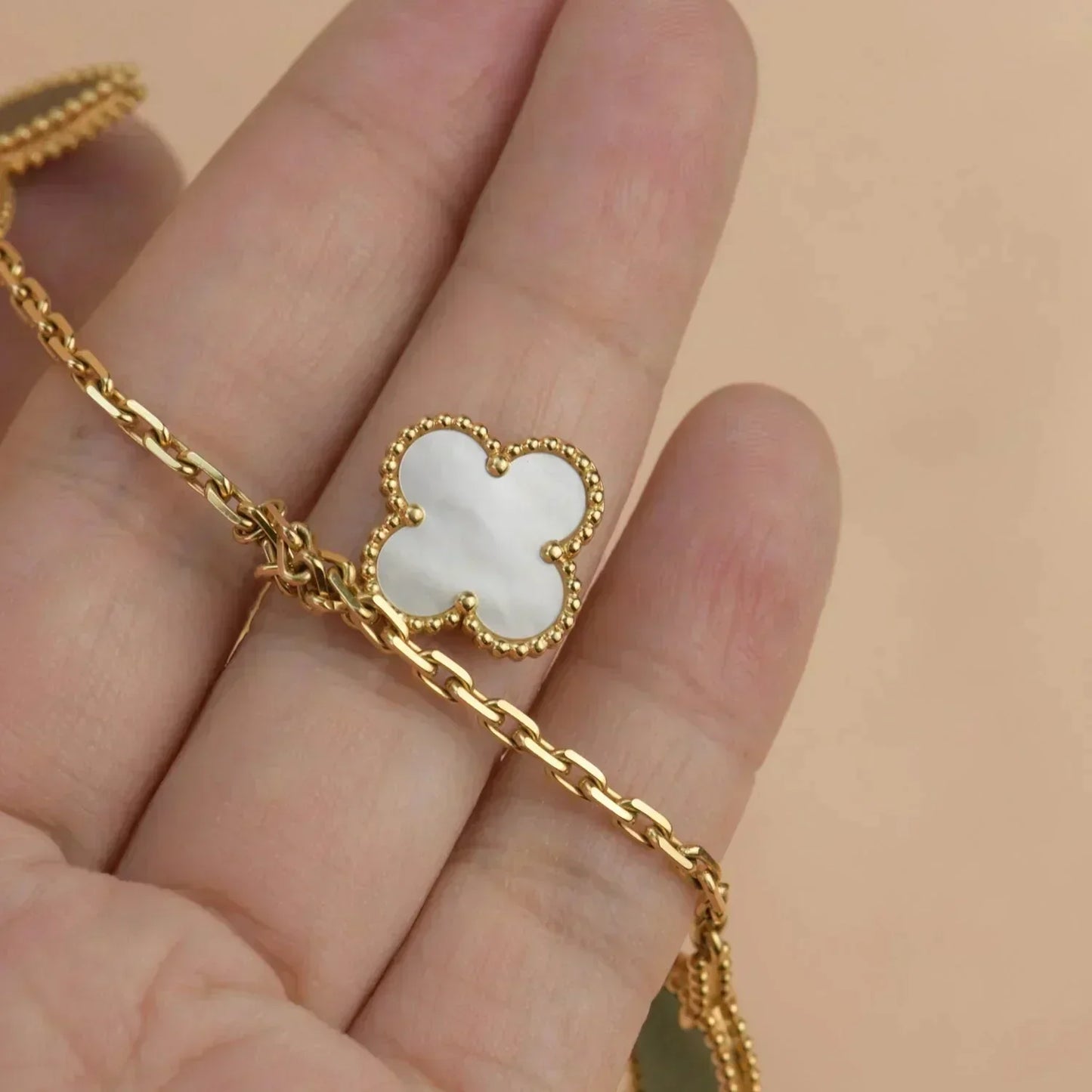 [kincade]LUCKY SPRING 5 MOTIF GOLD BRACELET