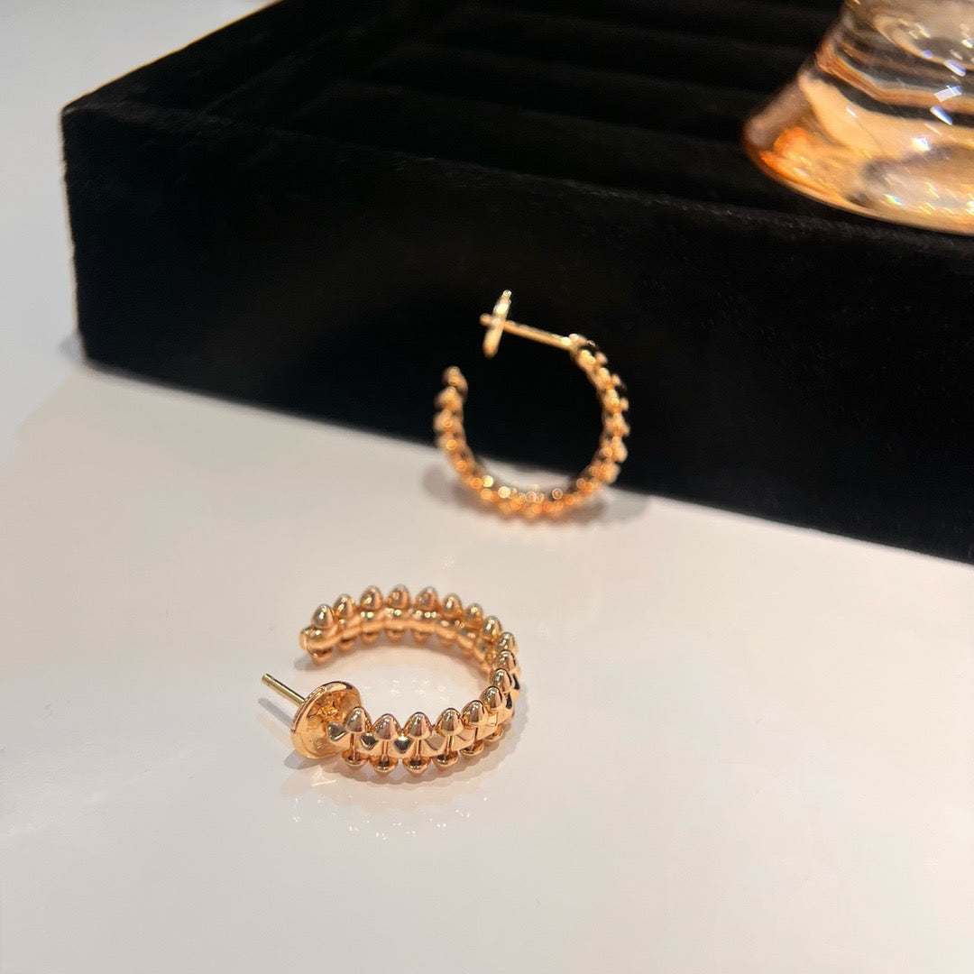 [kincade]CLASH SMALL HOOP EARRINGS