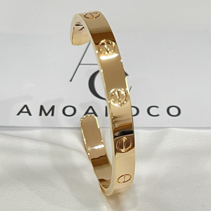 [kincade]LOVE BRACELET 6.1MM OPEN CUFF