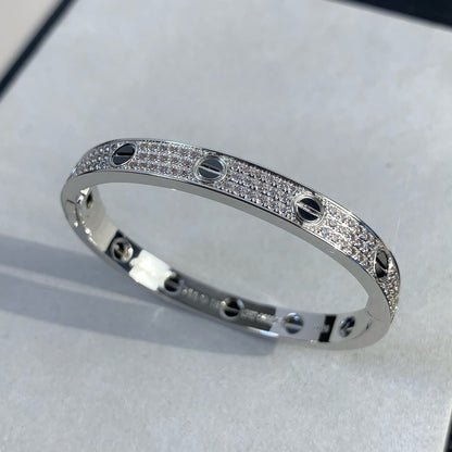 [kincade]LOVE BRACELET 6.1MM DIAMOND-PAVED CERAMIC