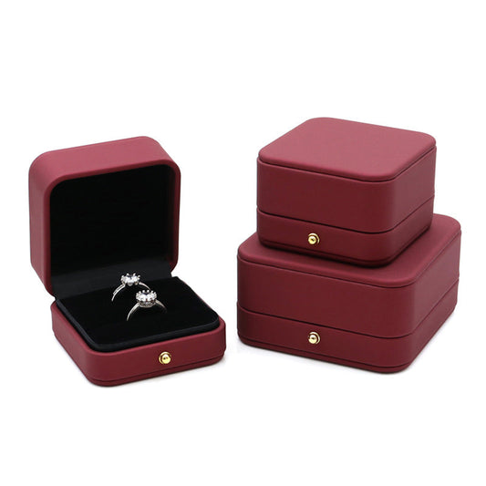 HIGH-GRADE PU LEATHER JEWELRY GIFT BOXï¼_O LOGO)