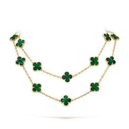 [kincade]CLOVER 20 MOTIFS MALACHITE GOLD