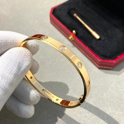 [kincade]LOVE BRACELET 6.1MM 10 DIAMONDS