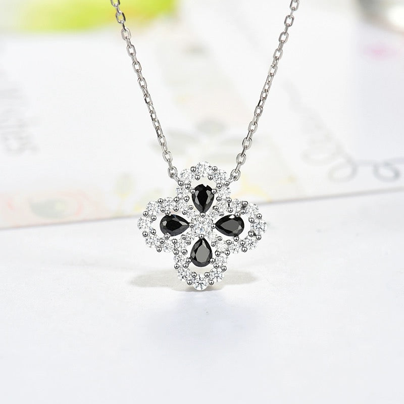 [kincade]LOOP NECKLACE FULL MOTIF DIAMOND 16MM MULTIPLE COLORS