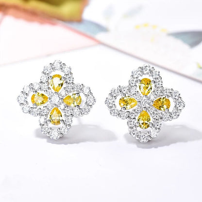 [kincade]LOOP EARRINGS FULL MOTIF DIAMOND 16MM