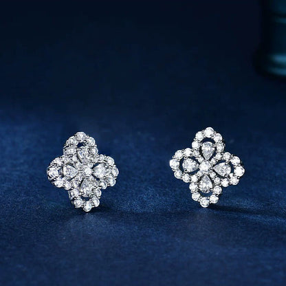 [kincade]LOOP EARRINGS FULL MOTIF DIAMOND 16MM