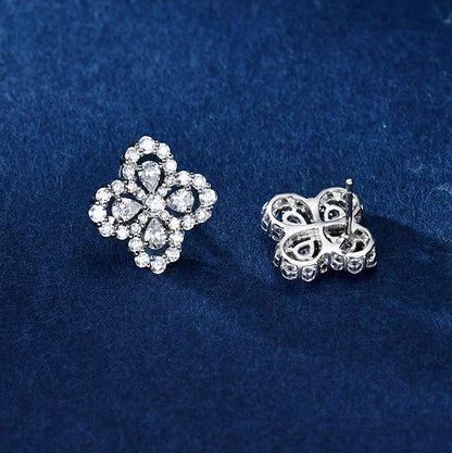 [kincade]LOOP EARRINGS FULL MOTIF DIAMOND 16MM