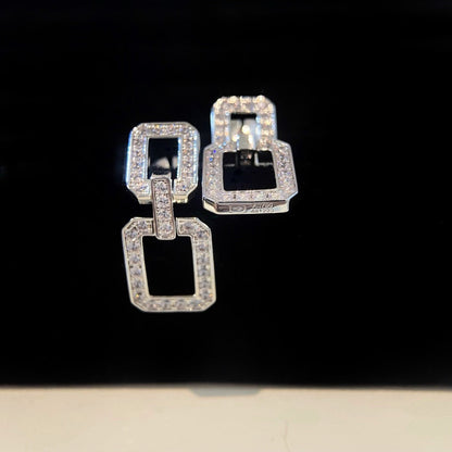 [kincade]LINKS MEDIUM EARRINGS DIAMOND